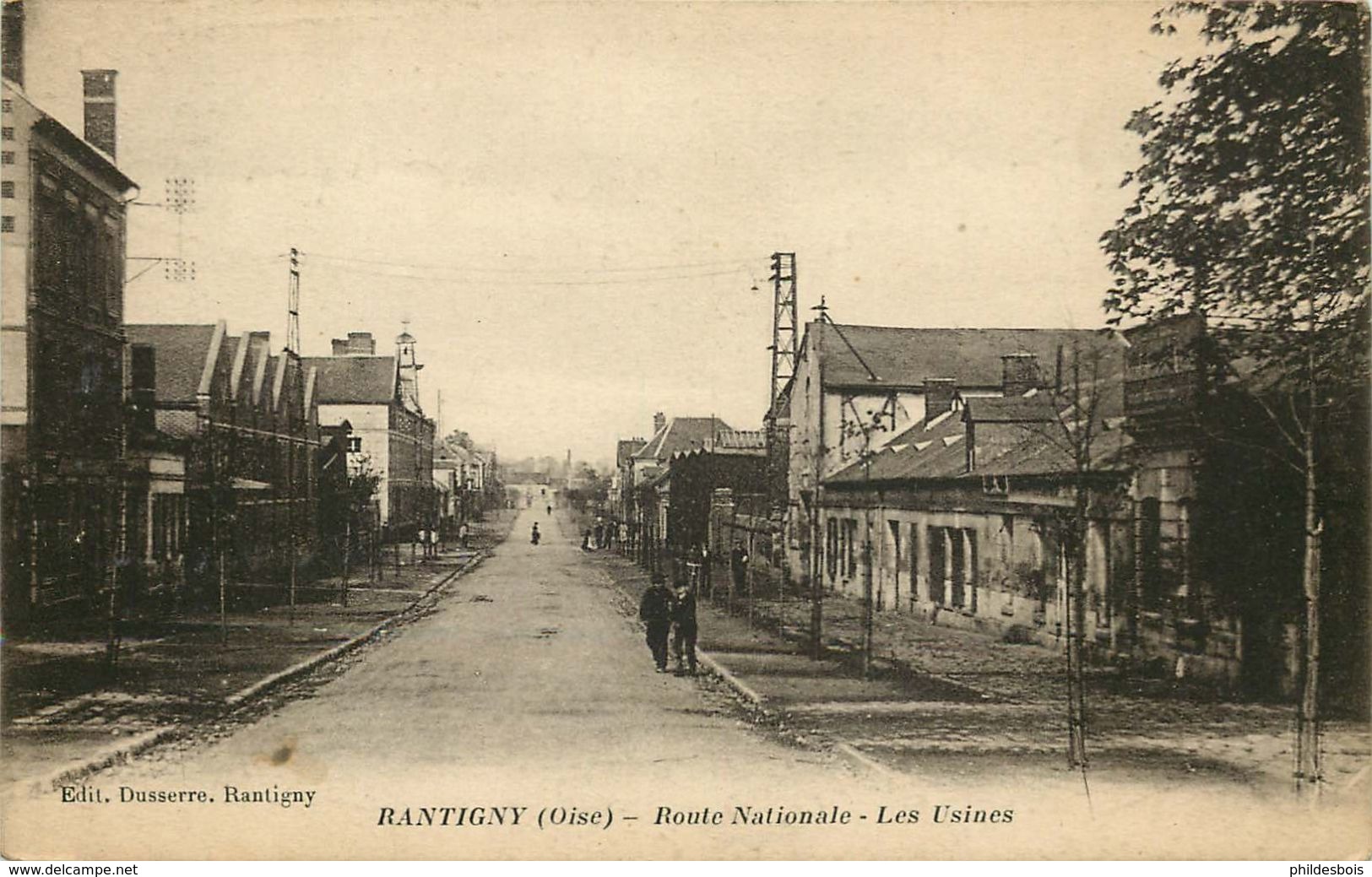 OISE  RANTIGNY  Route Nationale  Les Usines - Rantigny