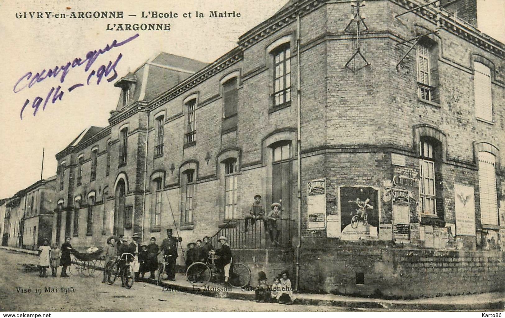 Givry En Argonne * école Et La Mairie - Givry En Argonne