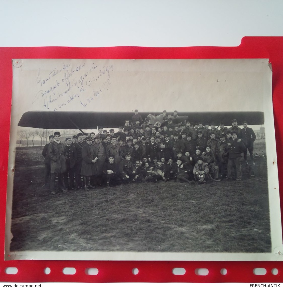 PHOTO AVION AVIATEUR LIEUTENANT REGINESER A SON RETOUR DE PARIS SAIGON 1930 - Aviation