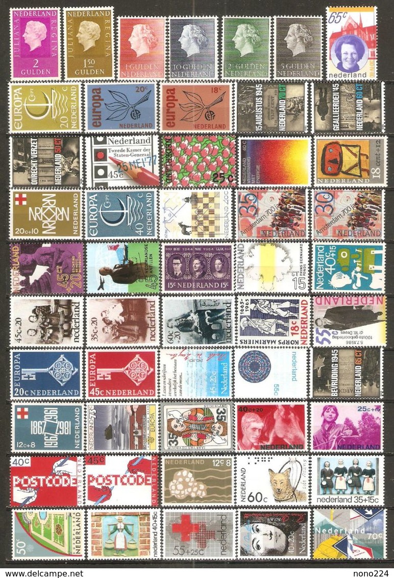 52 Timbres Des Pays-Bas ( Neufs** ) - Altri & Non Classificati