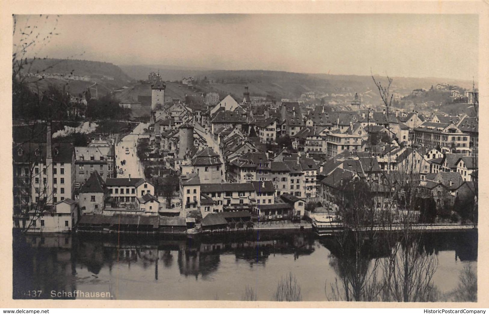 SCHAFFHAUSEN SWITZERLAND~PANORAMA~1923 PHOTO POSTCARD 46805 - Other & Unclassified