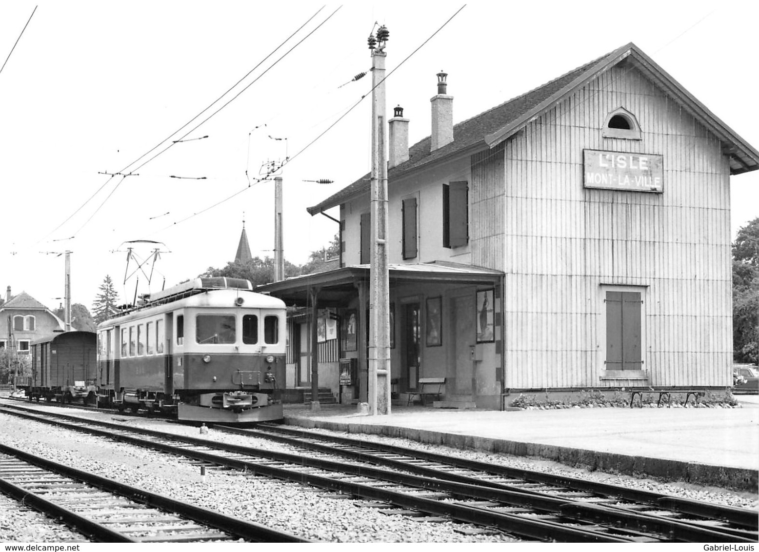 BVA - Train De Trucks à Apples  - Bière - Apples - Morges Ligne De Chemin De Fer -Train - ABDe 4/4 4 B.A.M - BAM - Apples