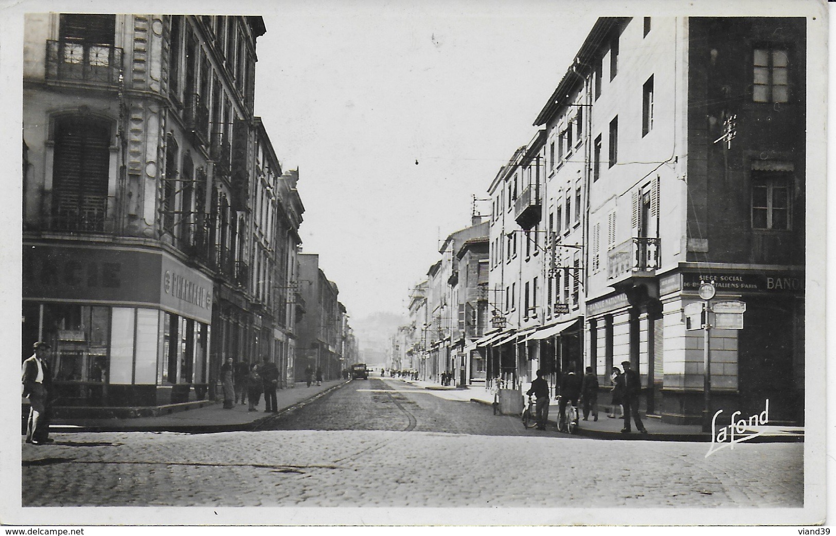 Rive De Gier - Rue Sadi Carnot  (animée) Commerce Pharmacie - Rive De Gier