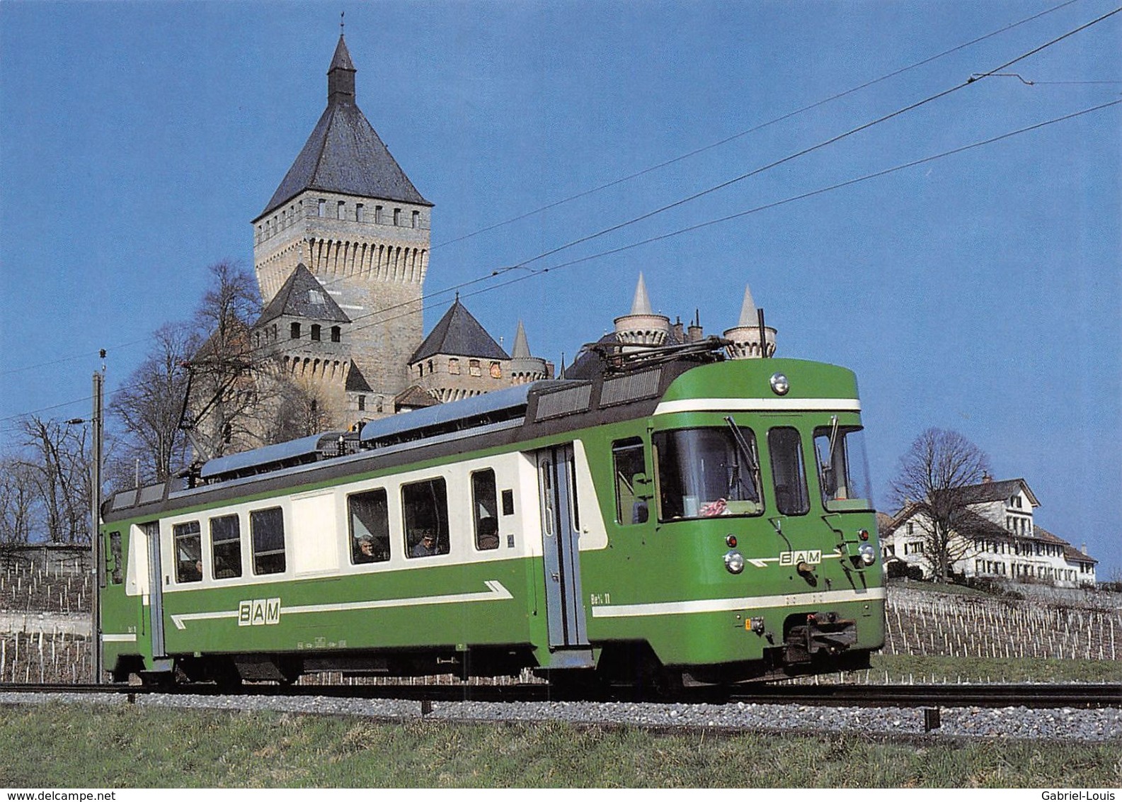 Vufflens - Automotrice Be 4/4 11 - Bière - Apples - Morges - Ligne De Chemin De Fer -Train - B.A.M - BAM - Apples