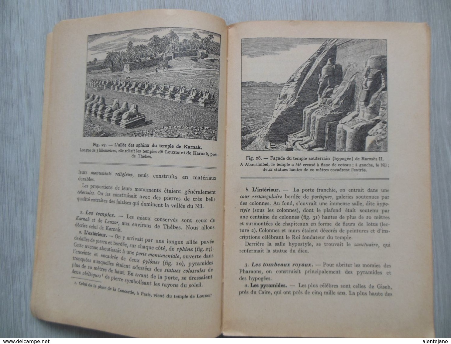 Livre L'Antiquité Orient, Rome, Grèce, 1955 par P. Hallynck et M. Brunet - Enseignement second degré - Masson & Cie