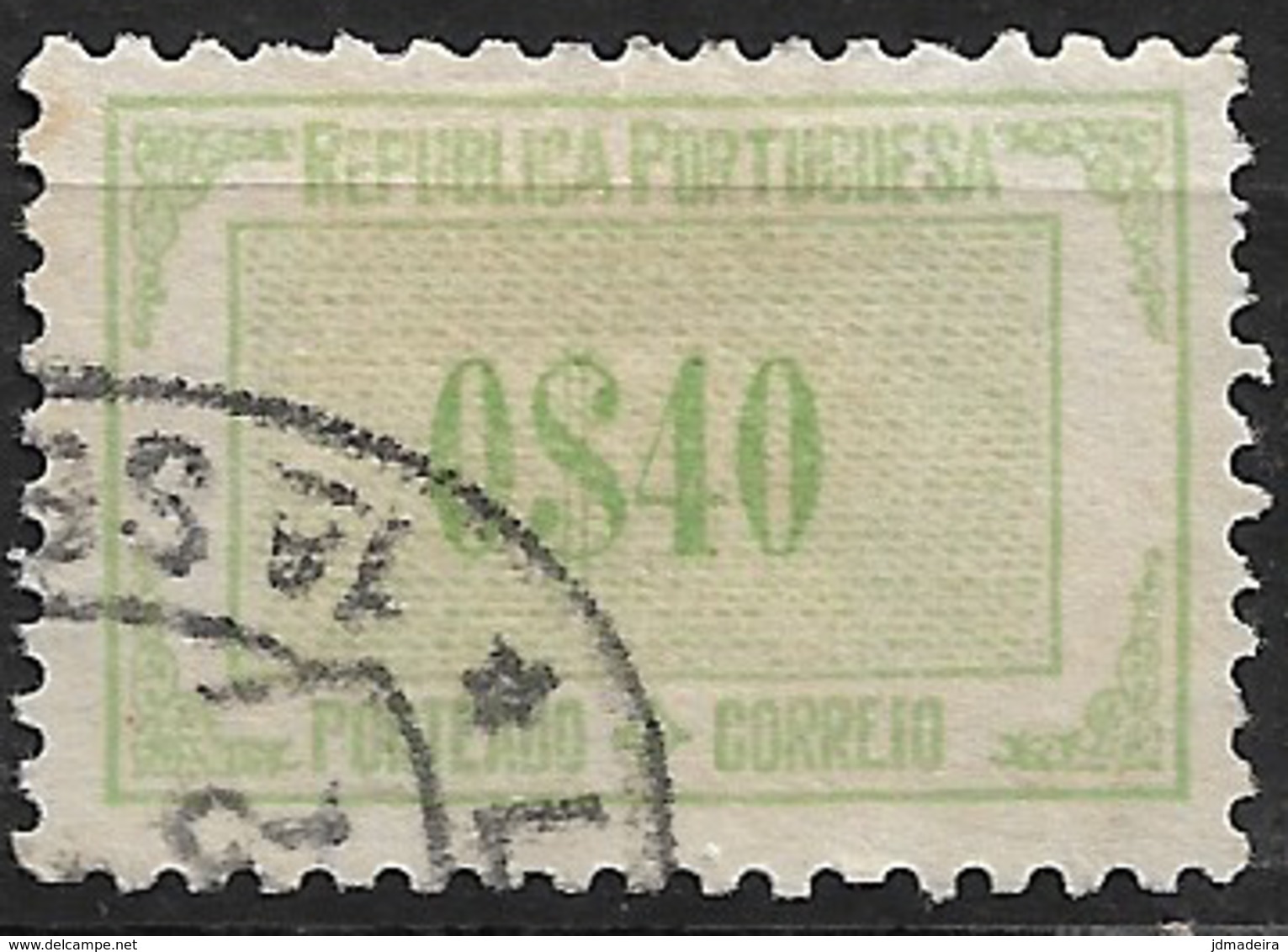 Portugal – 1932 Postage Due 0$40 Used Stamp - Usati