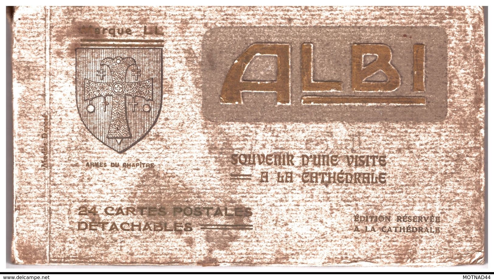 81. ALBI. CARNET DE 25 CARTES POSTALES - Albi