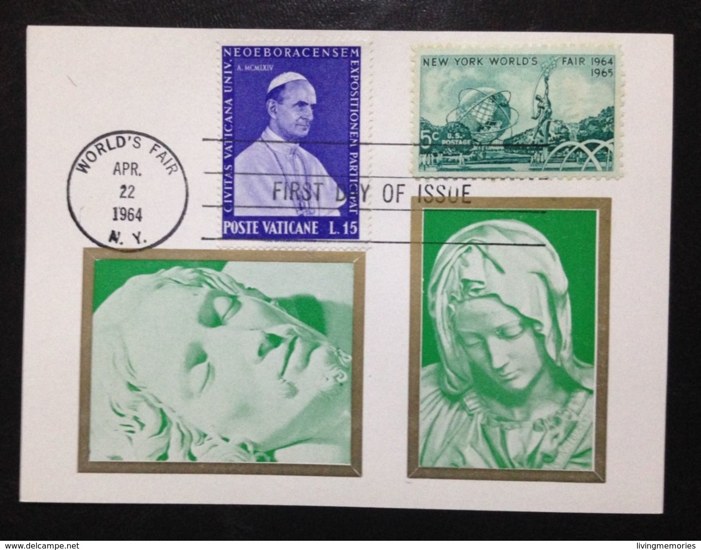 United States, Souvenir Sheet, World Fairs, Popes - Ganze Bögen