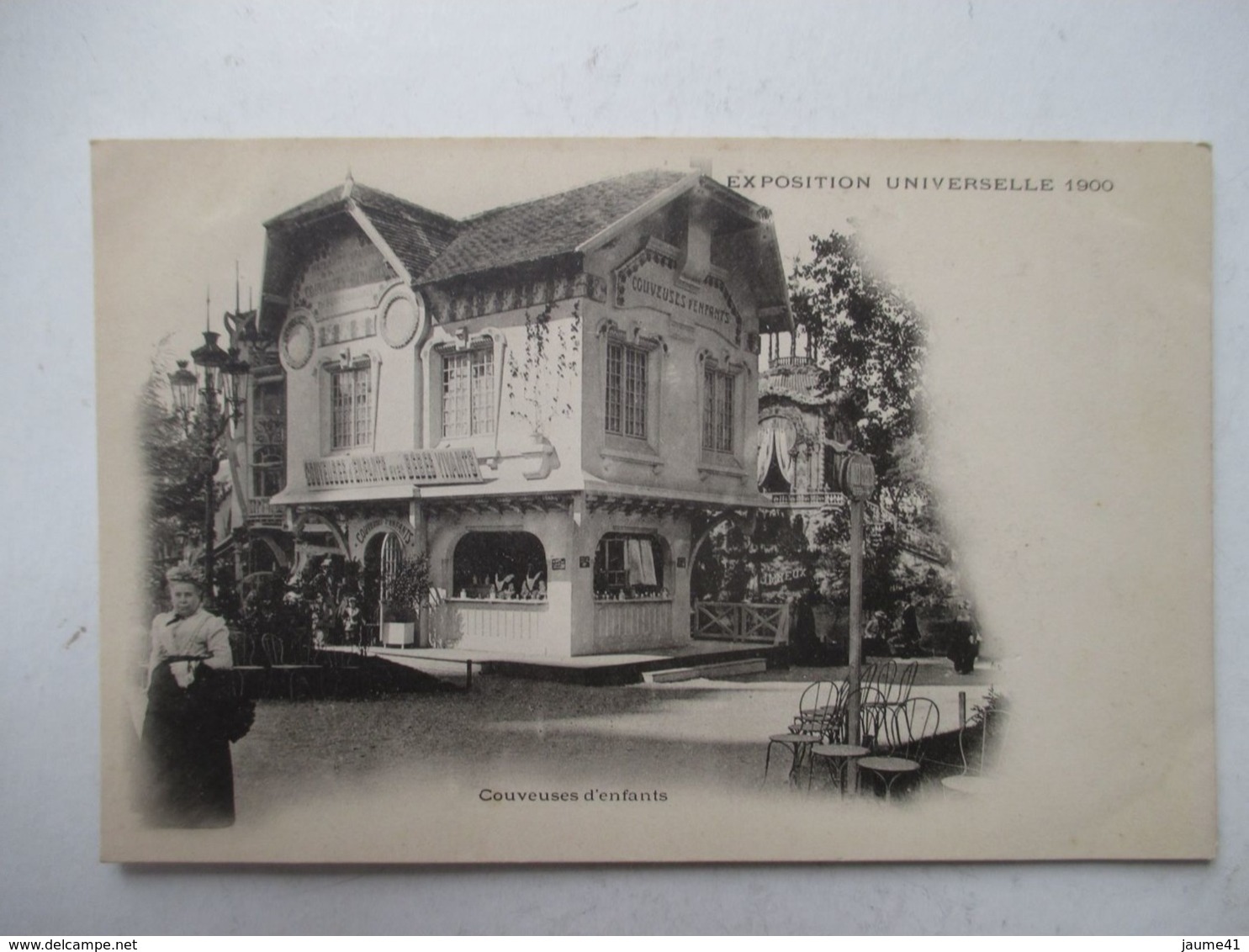 PARIS  -   COUVEUSES  D ' ENFANTS        " EXPOSITION  UNIVERSELLE  1900  "   ...   TTB - Expositions