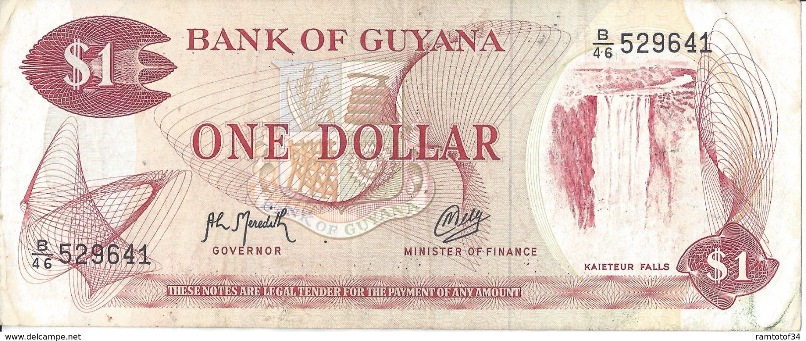 GUYANA - 1 DOLLARS (529641) - Guyana