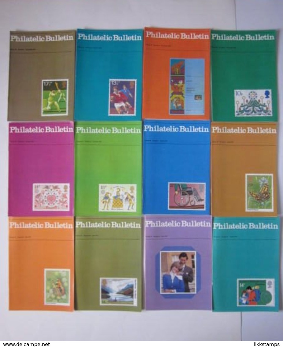 THE PHILATELIC BULLETIN VOLUME NUMBER 18 ISSUE No's 1 To 12 COMPLETE. #L0206 - Inglés (desde 1941)