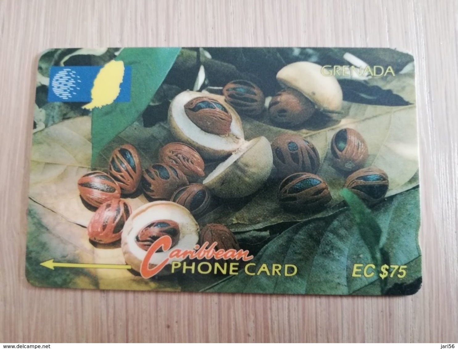 GRENADA  $ 75,- GPT GRE-12CGRA    NUTMEG     MAGNETIC    Fine Used Card    **2253** - Grenada (Granada)