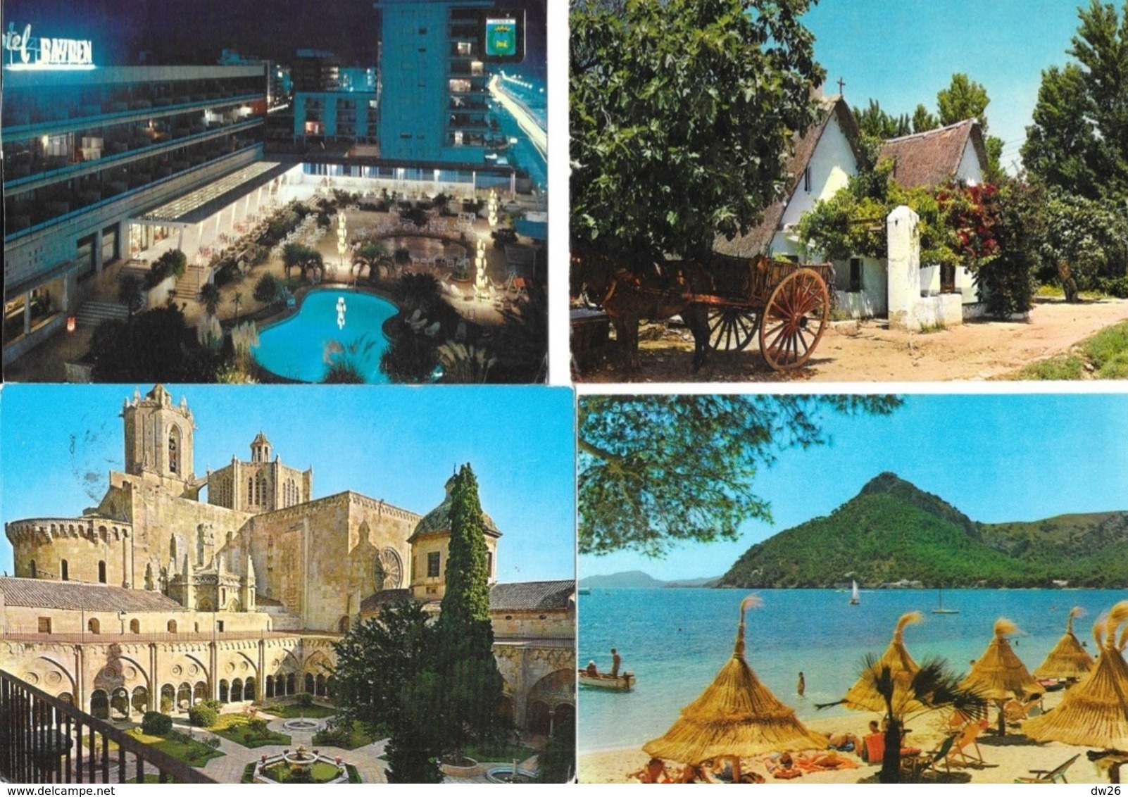 Lot n° 114 de 112 cartes CPM et CPSM de l'Espagne - Costa Brava, Barcelona, Avila, Toledo, Mallorca...