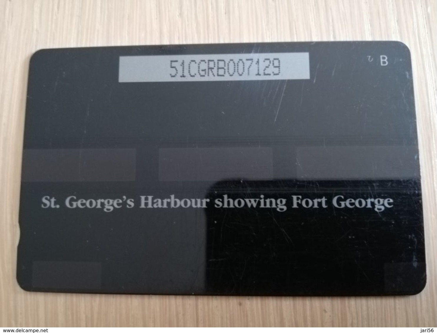 GRENADA  $ 10,- GPT GRE-51CGRB    ST GEORGE HARBOUR SHOWING FORT GEORGE    MAGNETIC    Fine Used Card    **2257** - Grenade