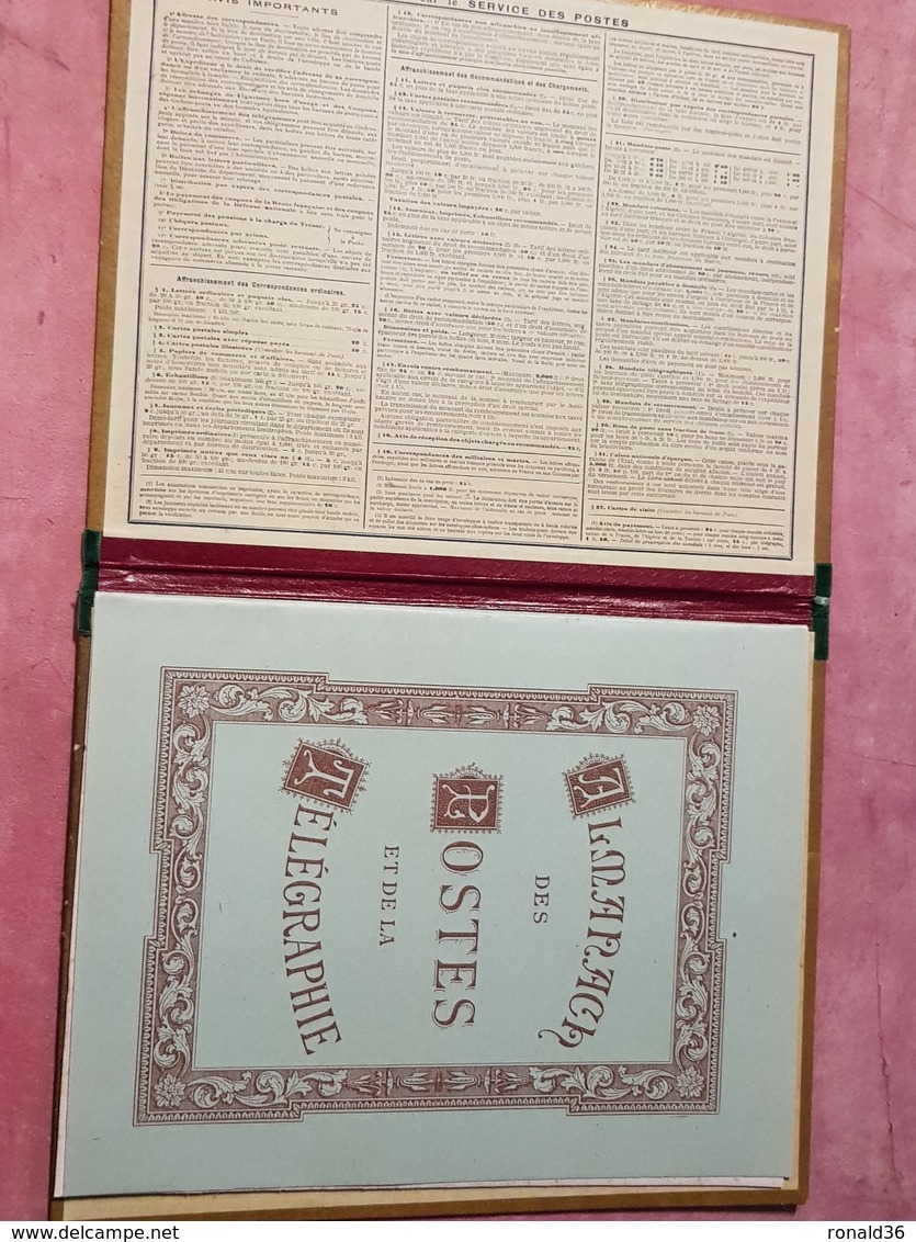 Grand CALENDRIER PTT ALMANACH 1923 / Illustration BORDS DE L'ORNAIN Feuilles Buvard Vierge ET Pochette - Grand Format : 1921-40