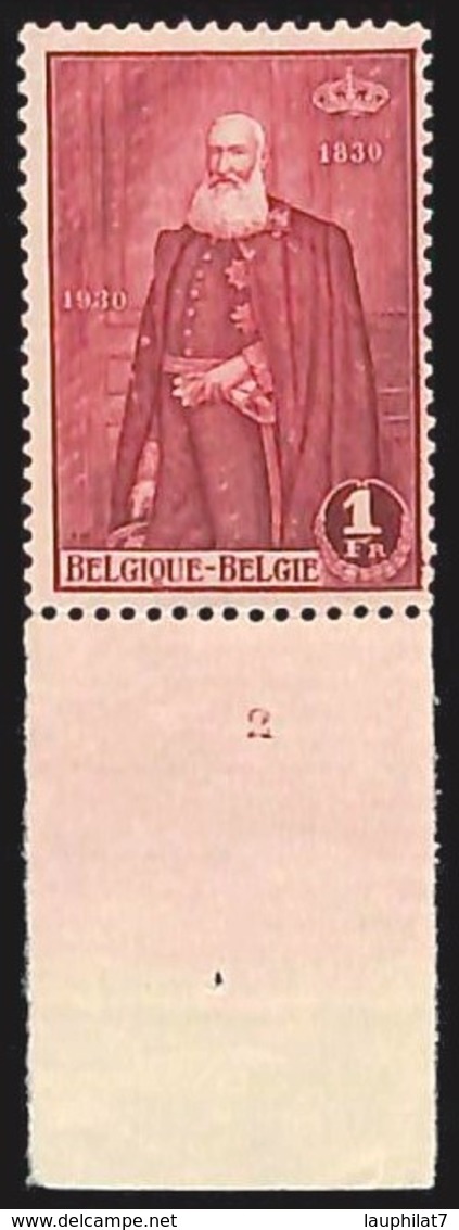 [160100]TB//**/Mnh-Belgique 1930 - N° 303-pl2, Léopold 2, Planche 2, Légère Adhérence, Rois - ....-1960