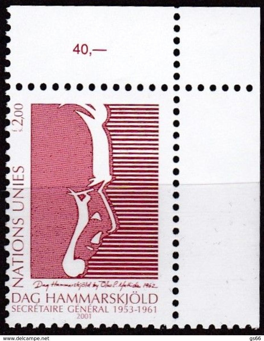UNO-Genf, 2001, 423, MNH **, 40. Todestag Von Dag Hammarskjöld. - Sonstige & Ohne Zuordnung