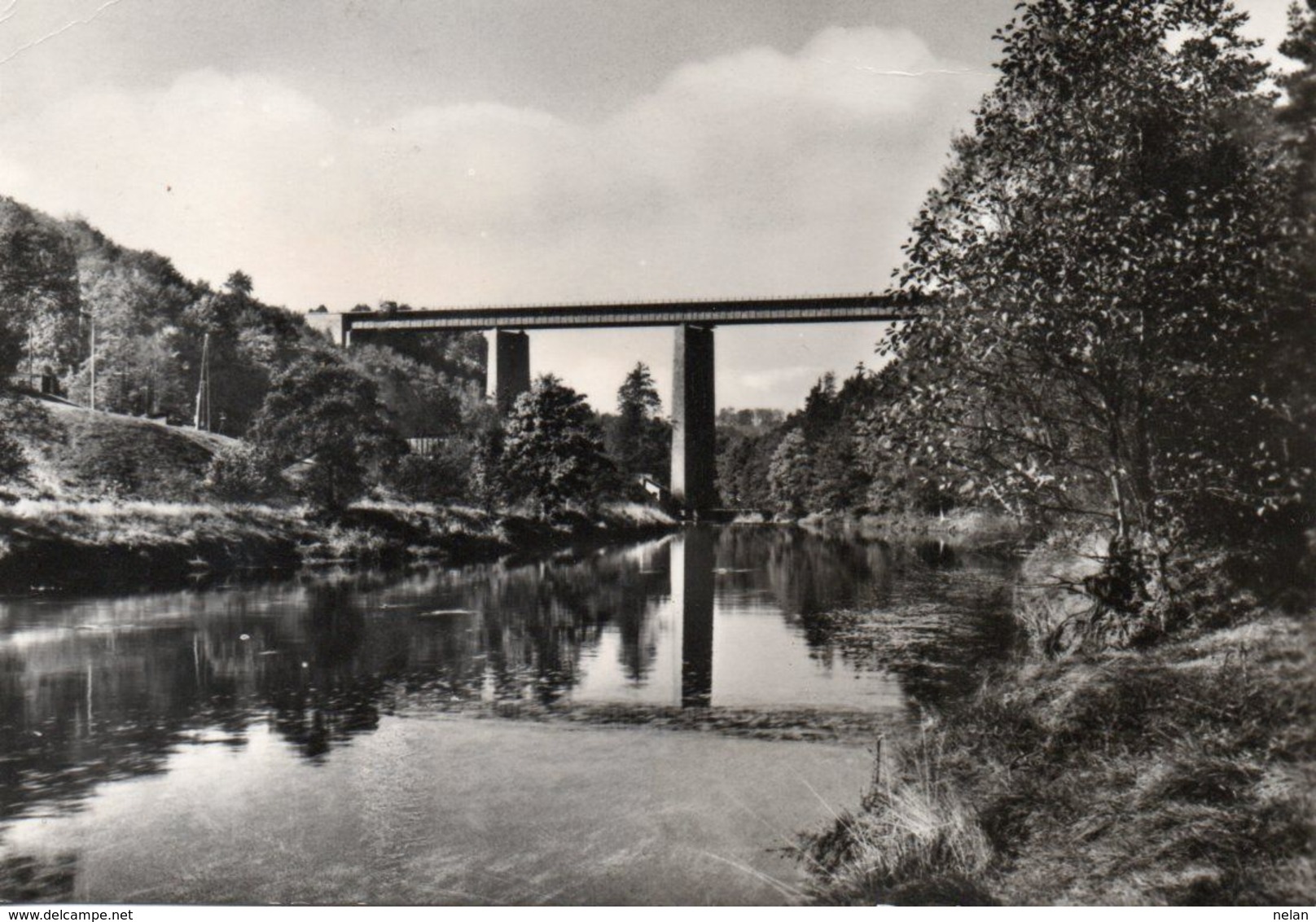 SIEBENLEHN-AUTOBAHNBRUCKE MIT MULDE - Mulda (Erzgeb.)