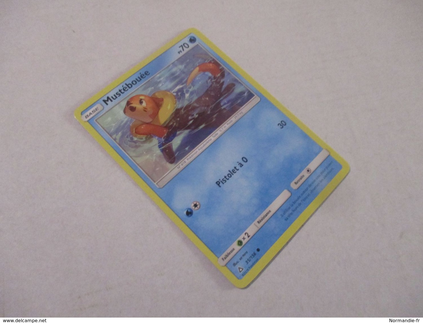 CARTE POKEMON MUSTÉBOUÉE 70 PV 35/156 SÉRIE SOLEIL ET LUNE ULTRA PRISME ANNÉE 2018 VF COMME NEUVE - Soleil & Lune