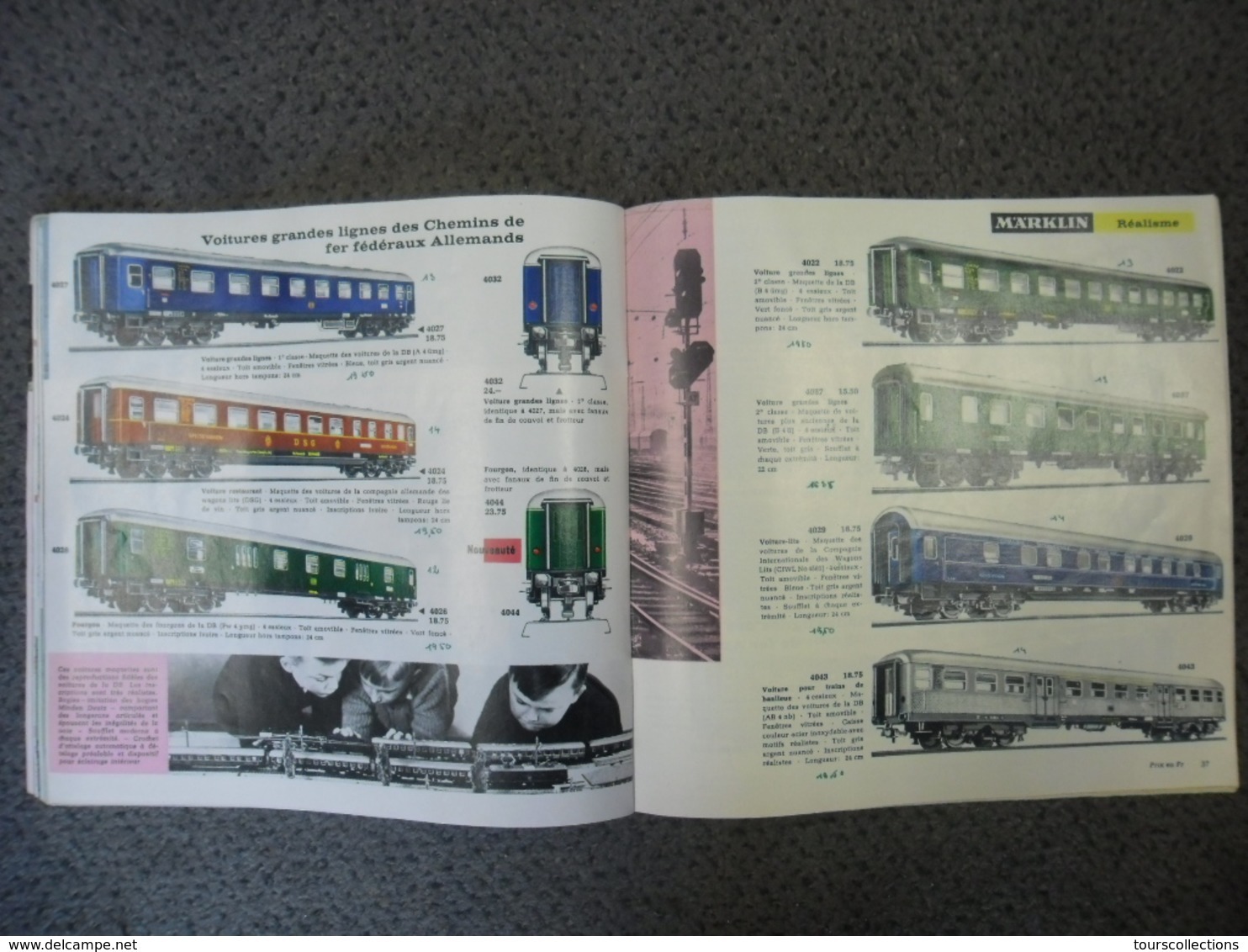 CATALOGUE De 1964 - 65 MARKLIN ACHO 1/87 TRAIN FERROVIAIRE HO Photos Et Tarifs - 36 Pages - Autres & Non Classés