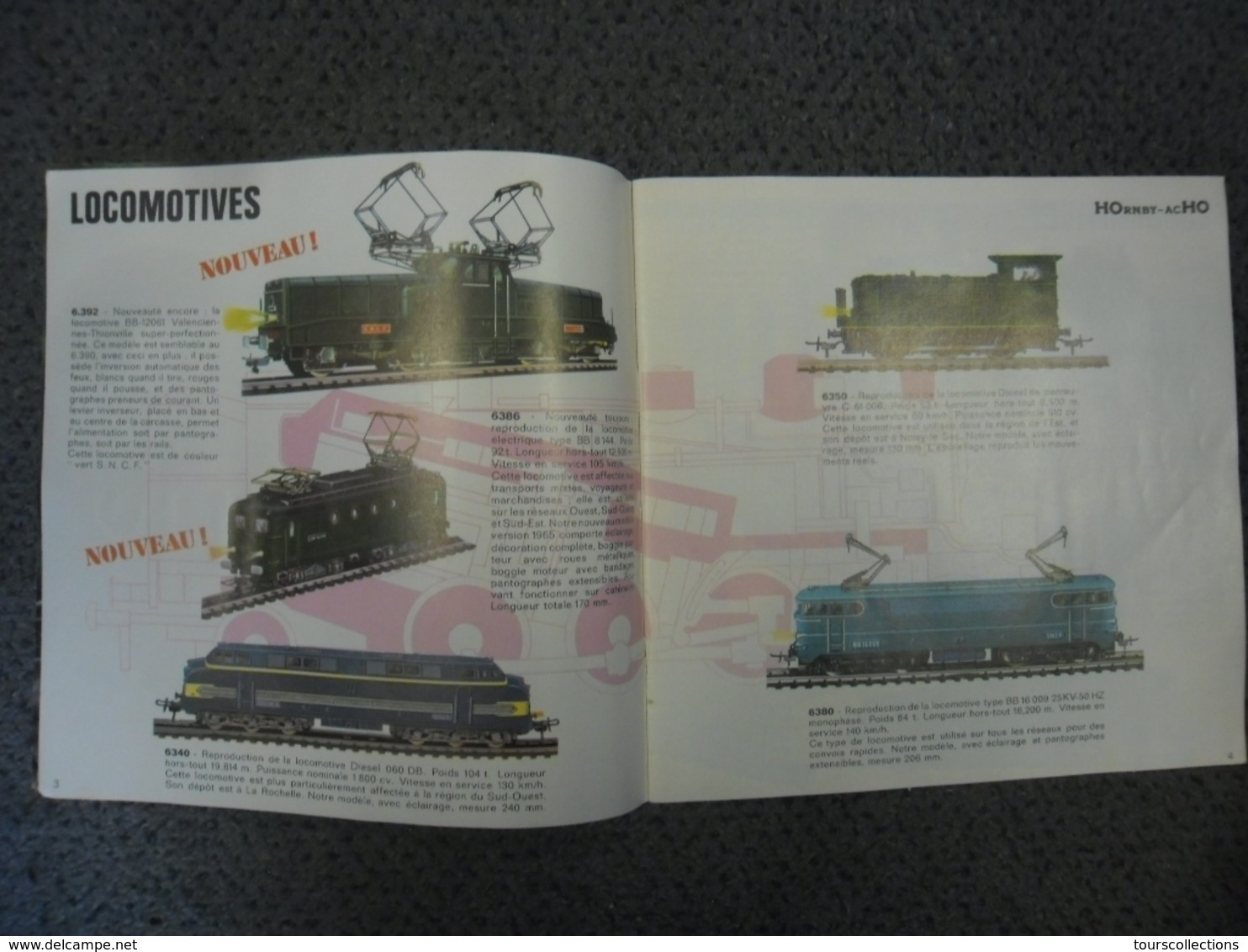 CATALOGUE De 1965 - 66 HORNBY ACHO TRAIN FERROVIAIRE HO MECCANO TRIANG Photos Et Tarifs - 18 Pages - Other & Unclassified