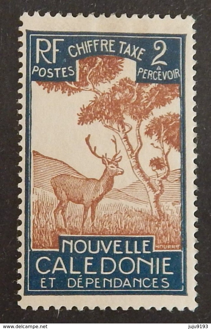 NOUVELLE CALEDONIE TAXE YT 26 NEUF* ANNÉE 1928 - Timbres-taxe