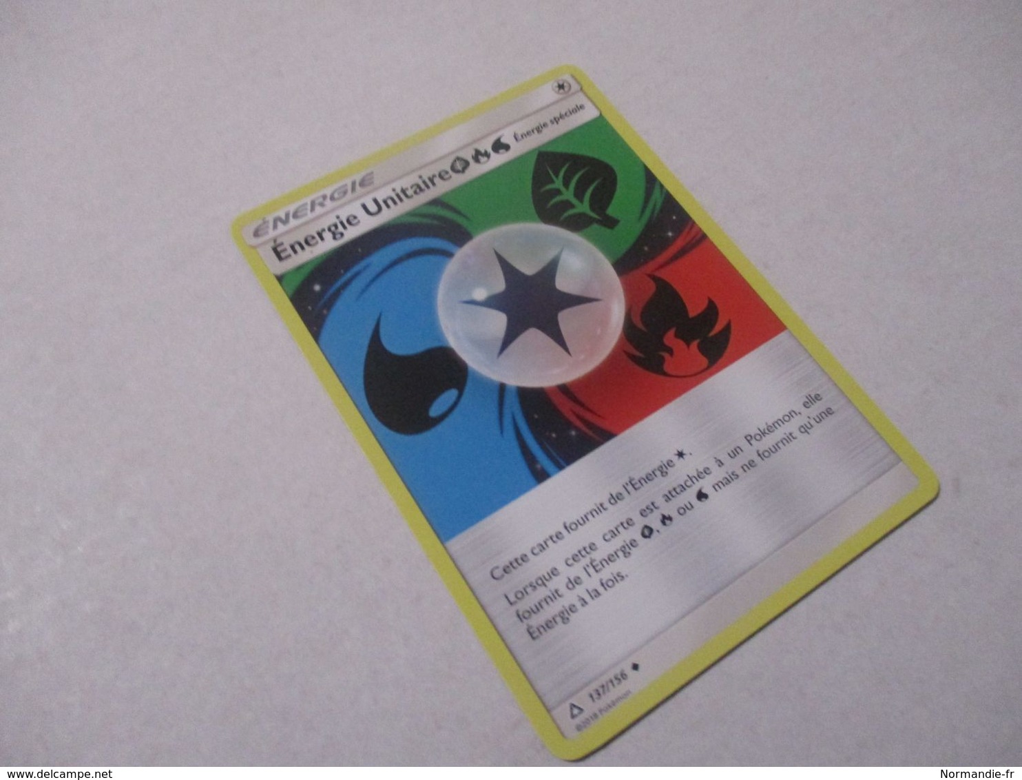 CARTE POKEMON ENERGIE UNITAIRE 137/156 ENERGIE SPÉCIALE SÉRIE SOLEIL ET LUNE ULTRA PRISME ANNÉE 2018 VF COMME NEUVE - Sun & Moon