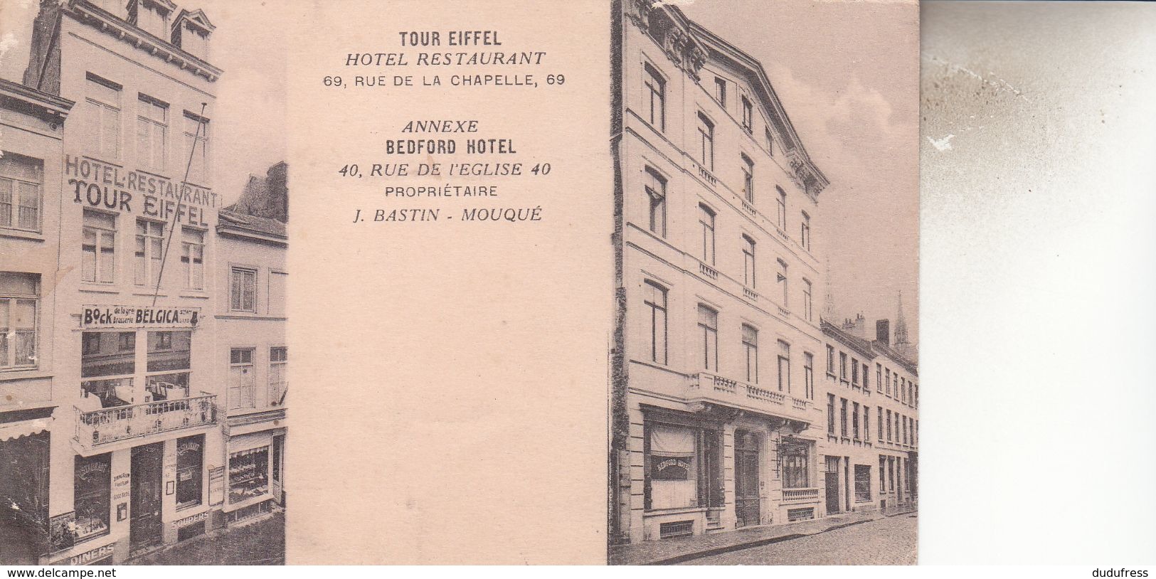 HOTEL  RESTAURANT TOUR EIFFEL - Zonder Classificatie