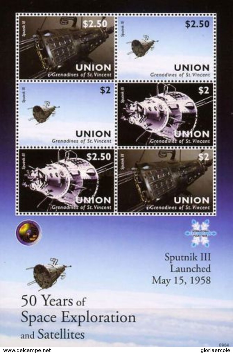 SW466  - Union Island  2009 - Hubble Space Telescope  - MNH Minisheet - América Del Norte