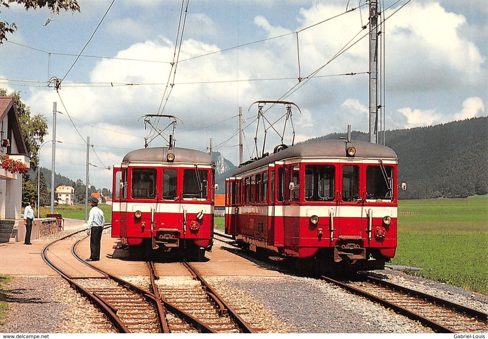 La Sagne - Chemins De Fer Des Montagnes Neuchâteloises  CMN C.M.N Ligne De Chemin De Fer - La Sagne