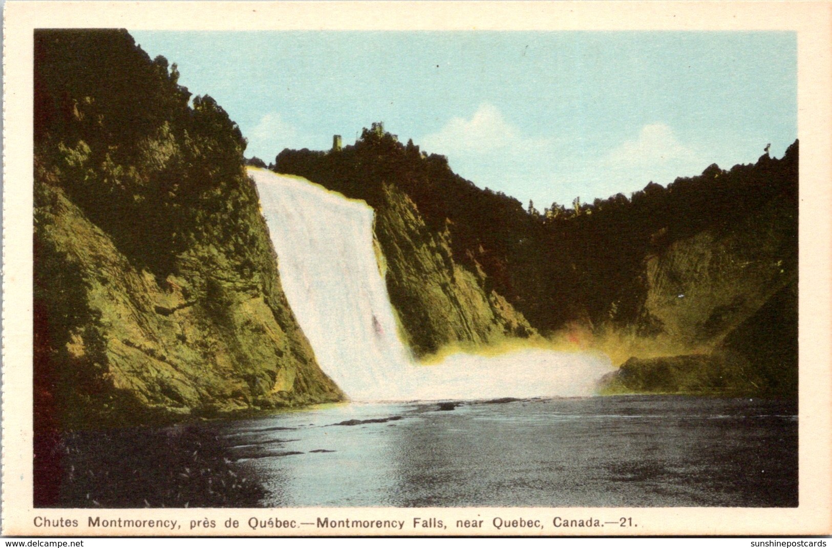 Canada Montmorency Falls Near Quebec - Cataratas De Montmorency