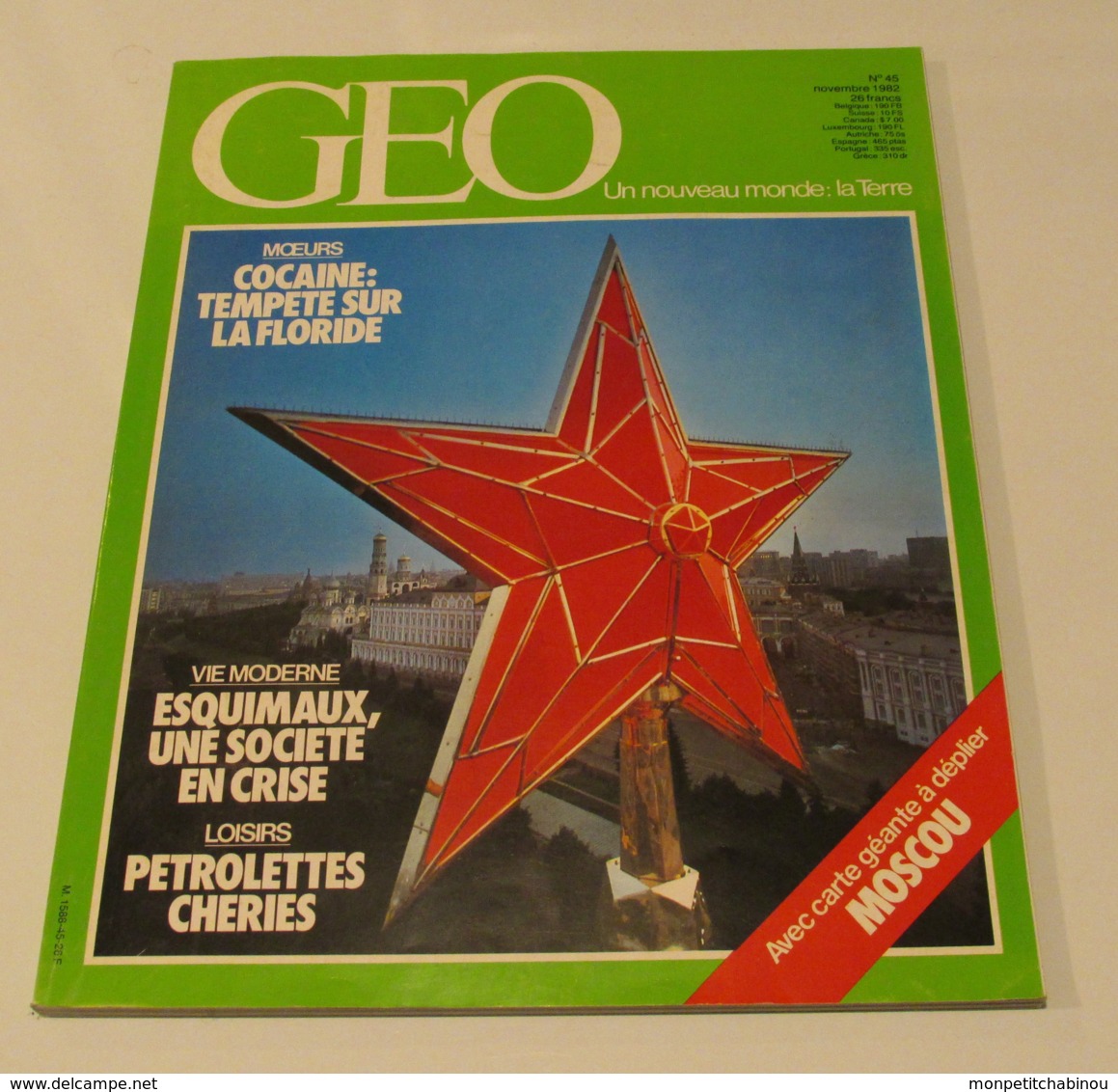 GEO N°45 (11/1982) : Cocaine, Tempête Sur La Floride - Géographie