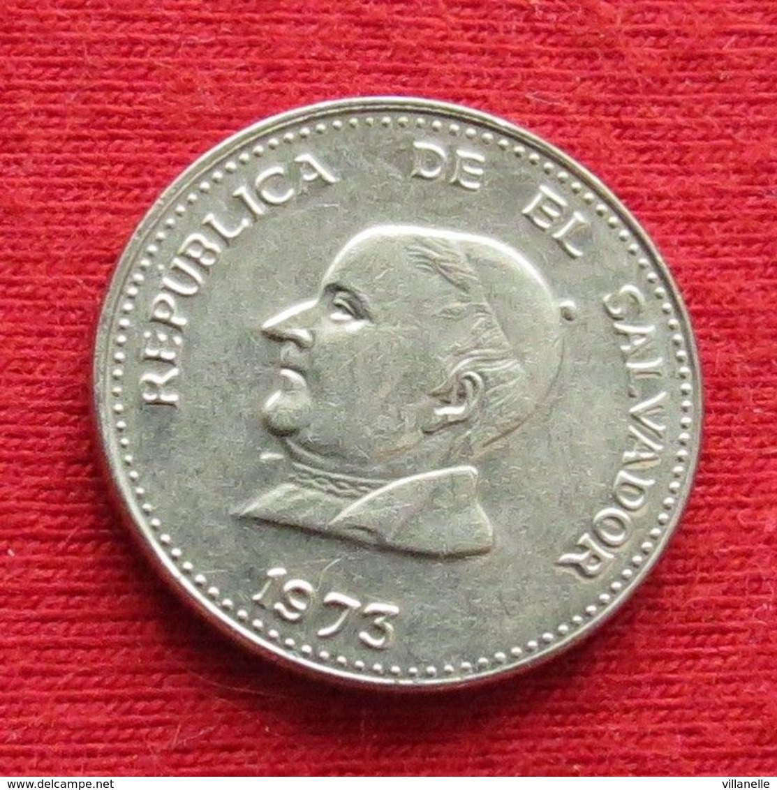 El Salvador 25 Centavos 1973  Wºº - El Salvador