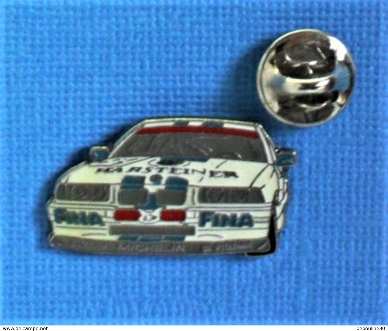 1 PIN'S //  ** BMW 635 CSI TOURING CAR / CHAMPIONSHIP / FINA / MICHELIN WARSTEINER ** - BMW