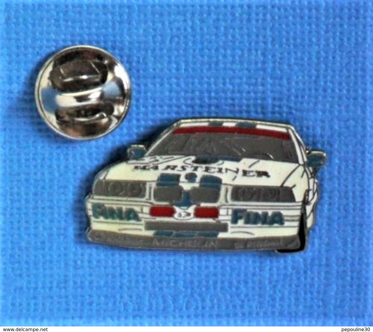 1 PIN'S //  ** BMW 635 CSI TOURING CAR / CHAMPIONSHIP / FINA / MICHELIN WARSTEINER ** - BMW