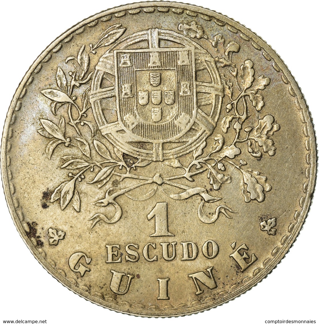 Monnaie, Guinea-Bissau, Escudo, 1933, TTB, Nickel-Bronze, KM:5 - Guinea-Bissau