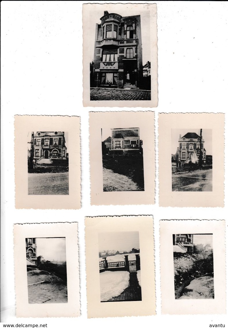 OOSTENDE / 7 KLEINE FOTO S VAN EEN WONING ANNO 1939 / OP TE ZOEKEN - Oostende