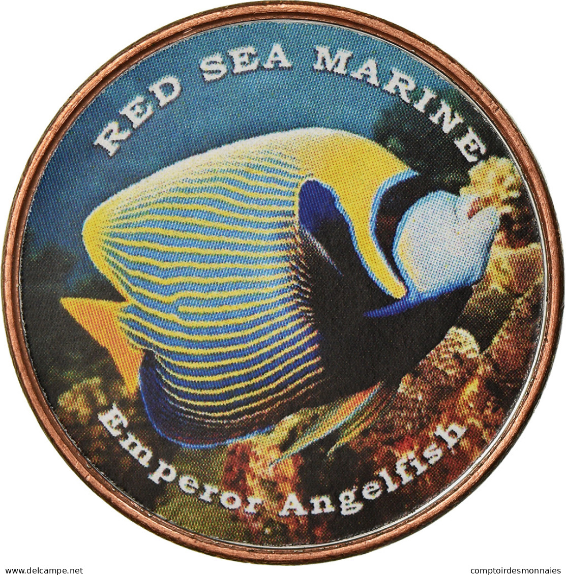 Monnaie, Somaliland, Shilling, 2018, Vie Sous-marine - Poisson-ange, SPL - Somalie