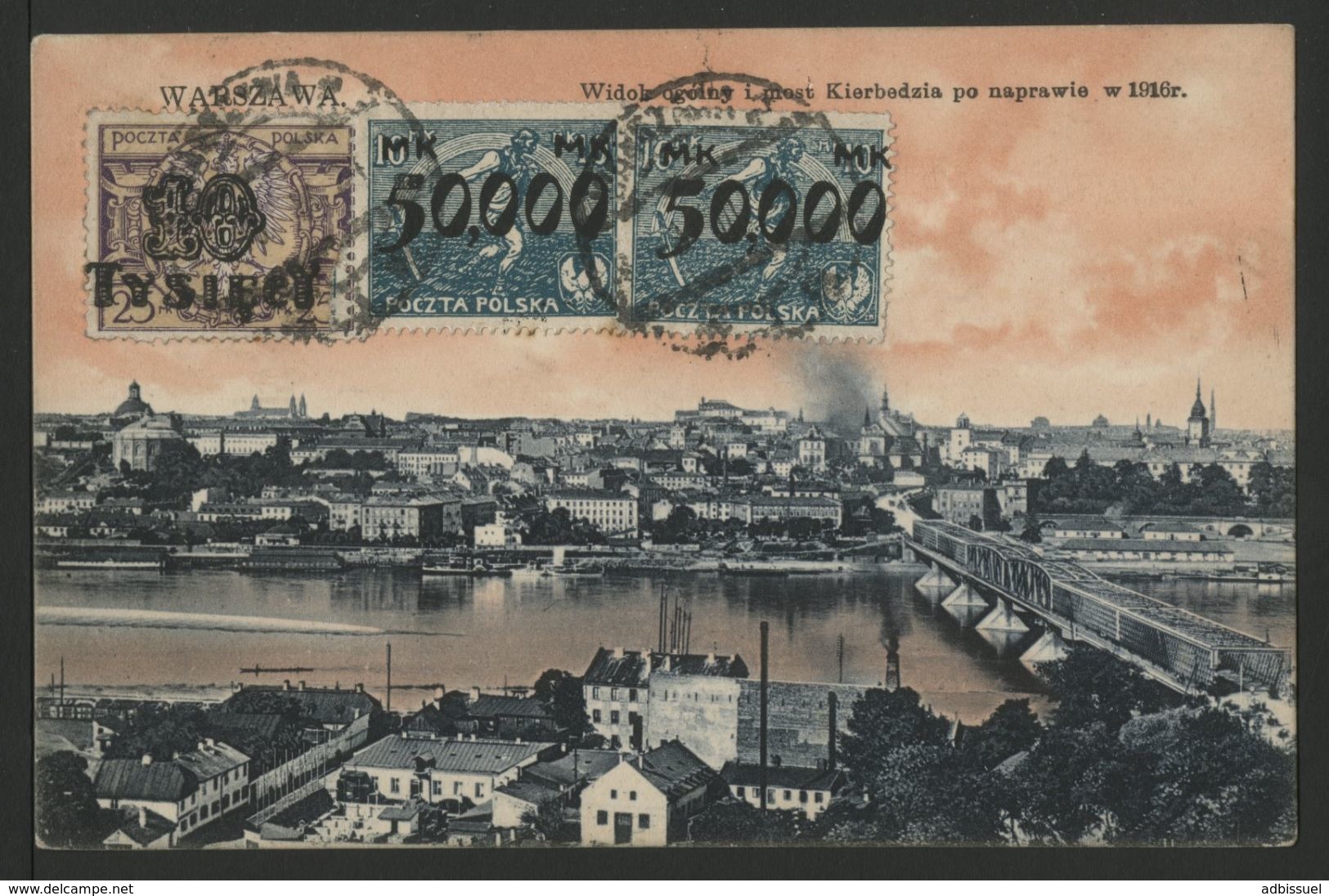 POLOGNE PERIODE INFLATIONNISTE EN 1924 / POLSKA POLAND INFLATION COVER. Voir Description - Briefe U. Dokumente