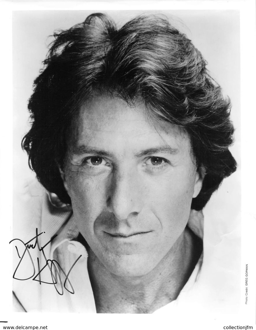 PHOTO DEDICACEE  / AUTOGRAPHE DUSTIN HOFFMAN - Berühmtheiten