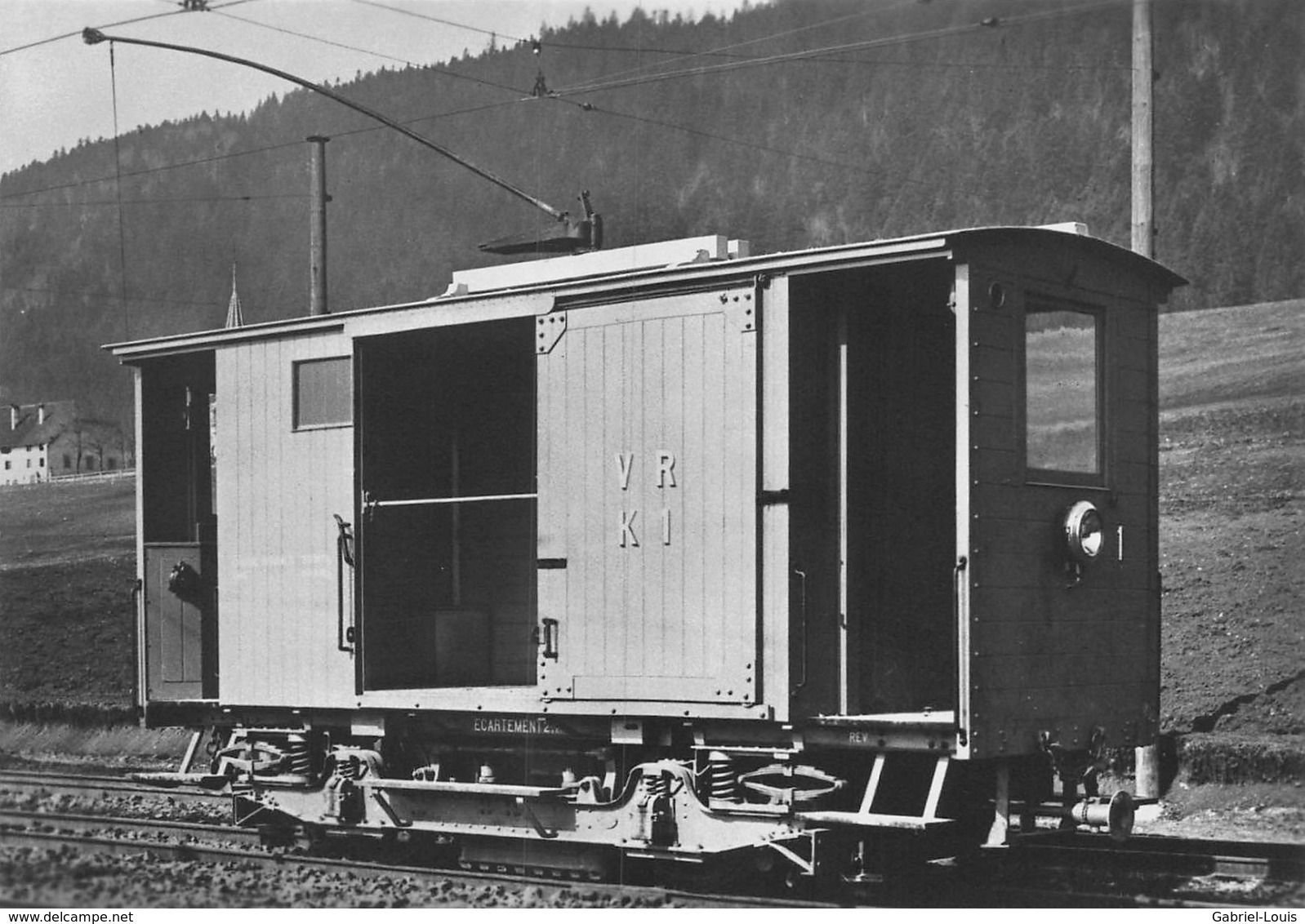 BVA  - Dépôt De Cernier -  Val-de-Ruz VR V.R Ligne De Chemin De Fer Train - Ke 2/2 1 - Cernier