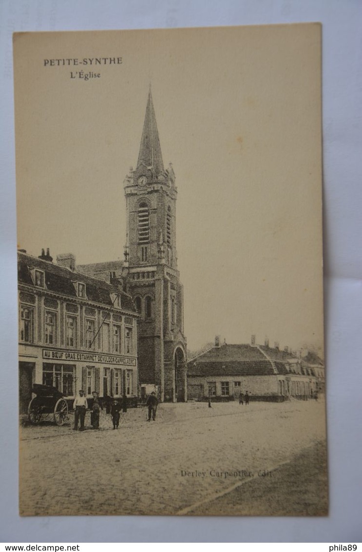 PETITE-SYNTHE-l'eglise-au Boeuf  Gras-estaminet - Andere & Zonder Classificatie