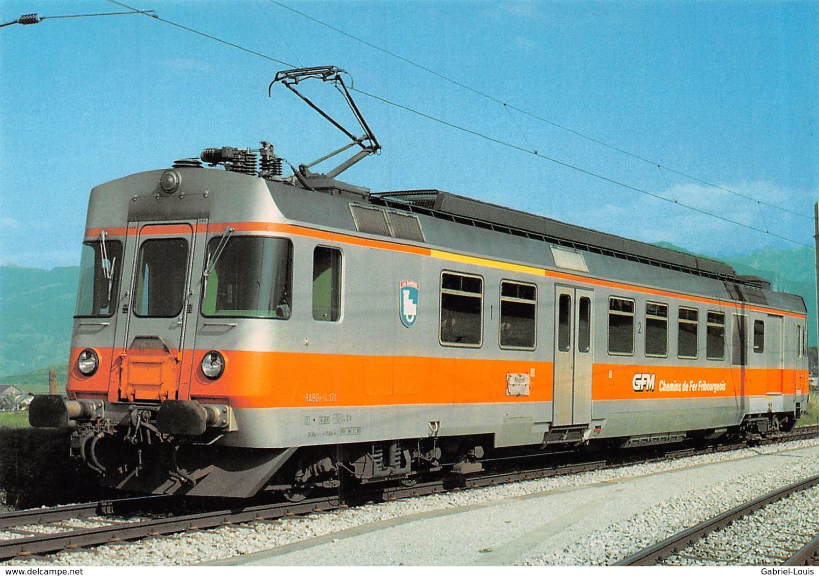 Gruyère-Fribourg-Morat - GFM G.F.M - Ligne De Chemin De Fer Train - RABDe 4/4 171 - Fribourg