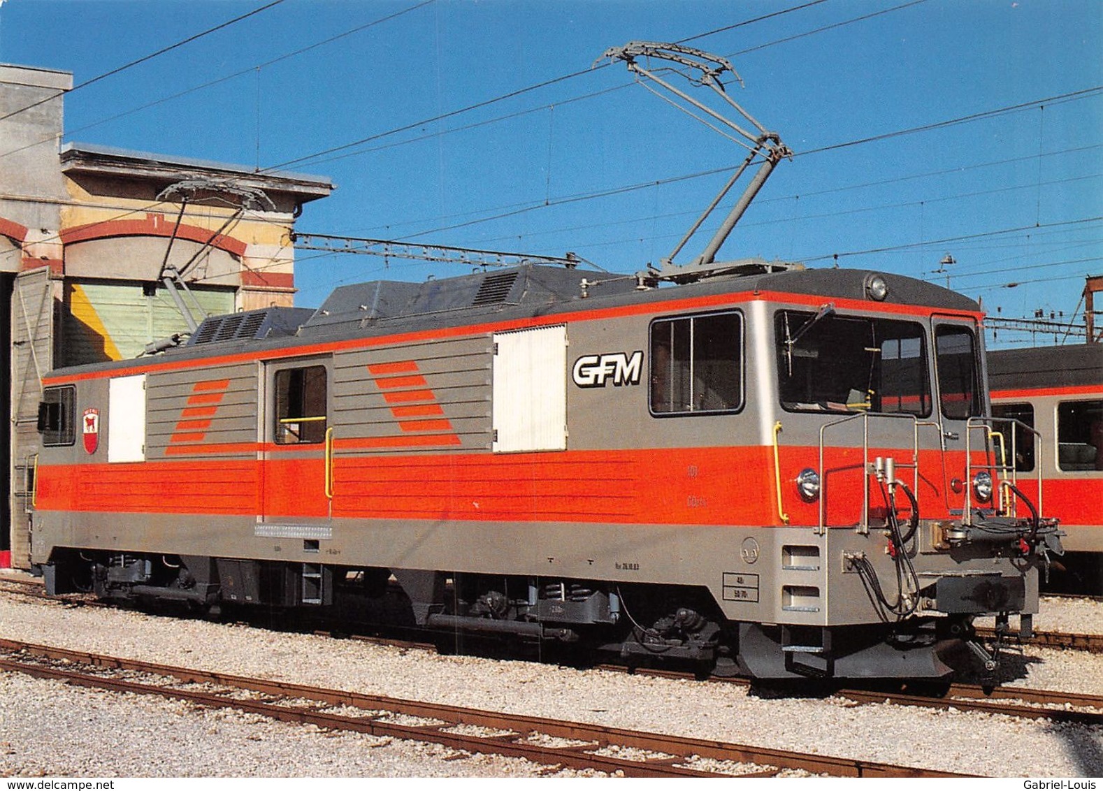 Gruyère-Fribourg-Morat - GFM - G.F.M - Ligne De Chemin De Fer Train - GDe 4/4 101 "Ville De Bulle" - Bulle