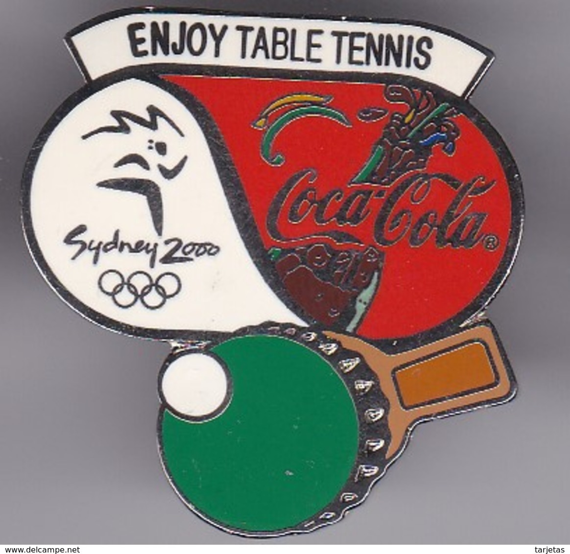 PIN DE COCA-COLA DE LAS OLIMPIADAS DE SYDNEY 2000 - ENJOY TABLE TENNIS - PINPON (COKE) OLYMPIC GAMES - Coca-Cola