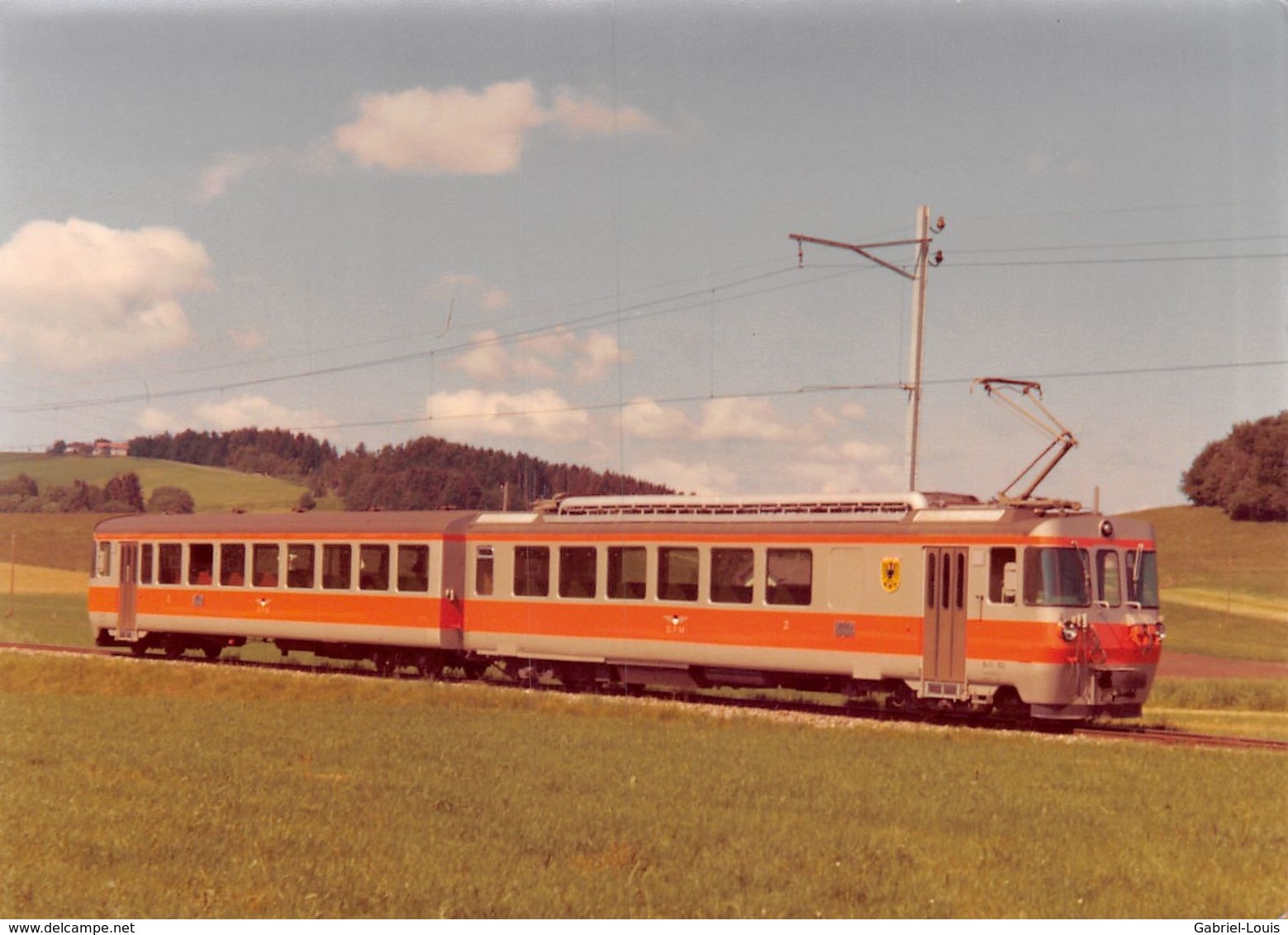 Photo Sans Indications - Gruyère-Fribourg-Morat - GFM - G.F.M - Ligne De Chemin De Fer Train - Fribourg