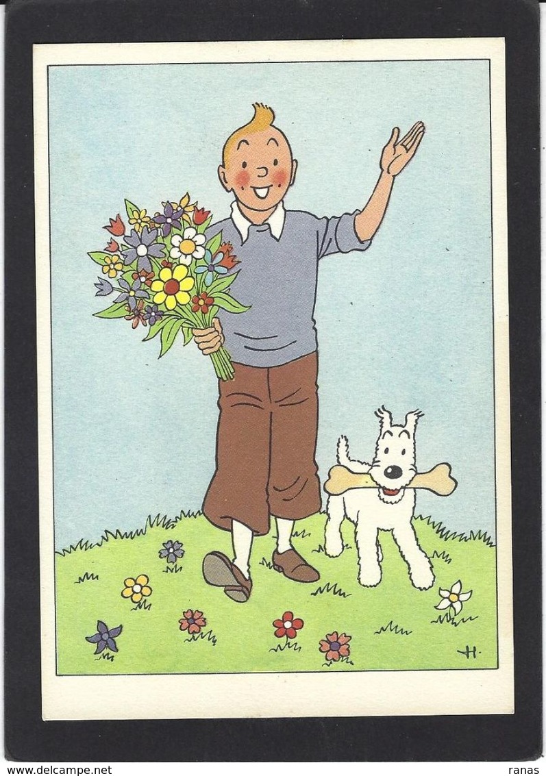 CPSM Hergé Tintin Non Circulé Voir Scan Du Dos - Hergé