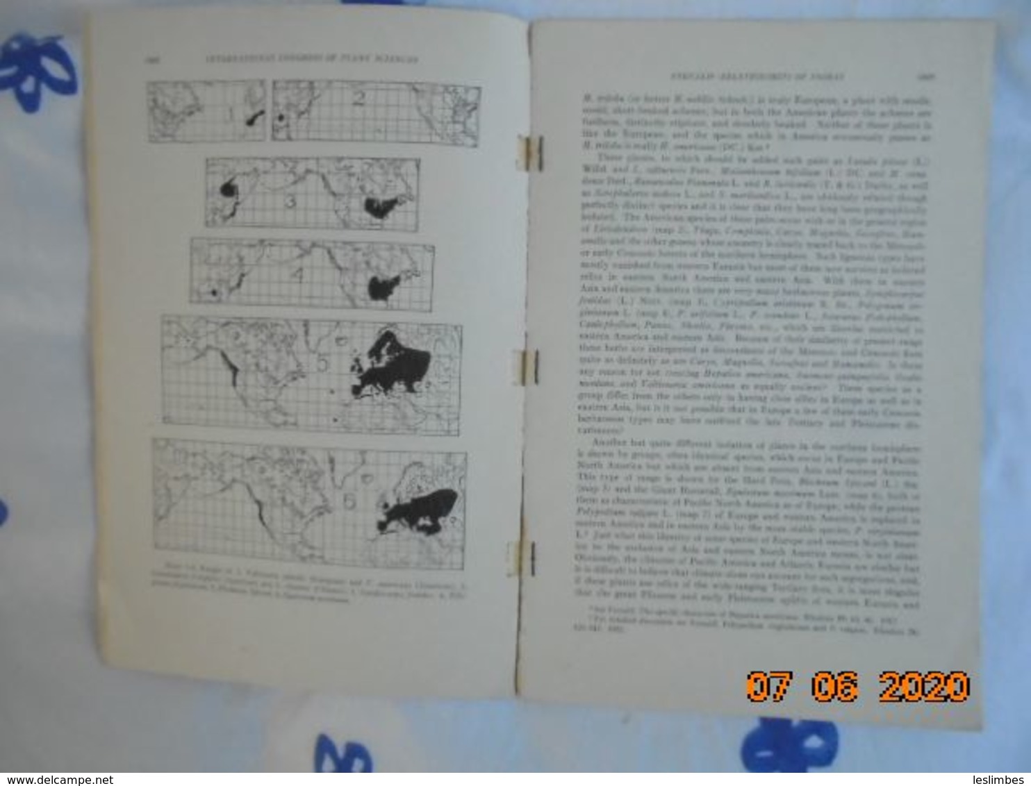 Some Relationships Of The Floras Of The Northern Hemisphere By M.L. Fernald - Natur & Umwelt