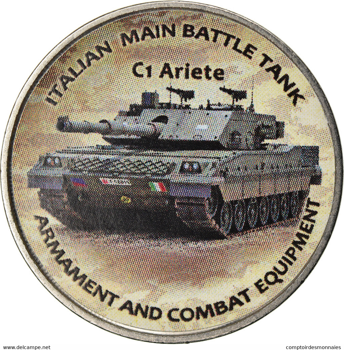 Monnaie, Zimbabwe, Shilling, 2019, Tanks - C1 Arlete, SPL, Nickel Plated Steel - Zimbabwe