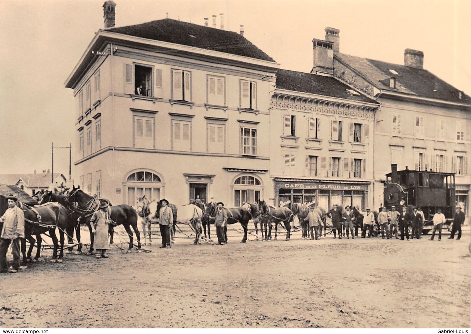 BVA -Vuadens La Tour De Trême Attelage Bulle  -Gruyère-Fribourg-Morat - GFM G.F.M-Ligne De Chemin De Fer Train - G 2/2 4 - Bulle